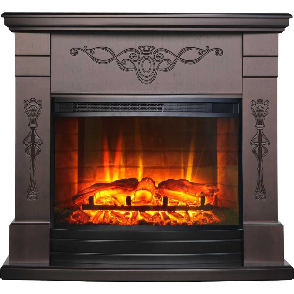 Изображение товара Каминокоплект InterFlame IDALGO ЕС с Panoramic LED темный дуб напольный