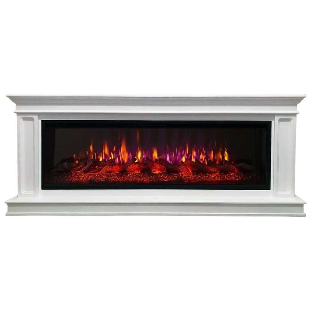 Изображение товара Электрокамин с эффектом живого огня InterFlame Stafford EC белый 20 м²