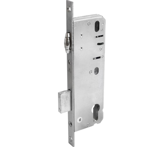 Изображение товара Замок врезной БУЛАТ ЗВ 5-1.45.00.16.08 б/ручки, нерж. сталь, 45 мм, рол. зщ с/о, под ц/м 15883