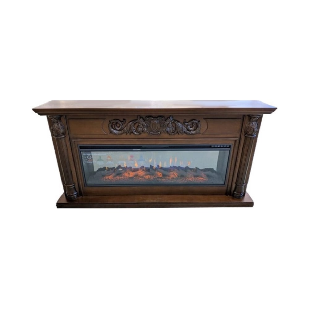 Изображение товара Каминокоплект InterFlame Лорд с Freespace 50 темный дуб эффект живого огня