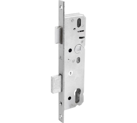 Изображение товара Замок врезной БУЛАТ ЗВ 4-1.35.92.16.08 б/ручки, нерж. сталь, 35 мм с/о, под ц/м, м/о 92 мм 15876