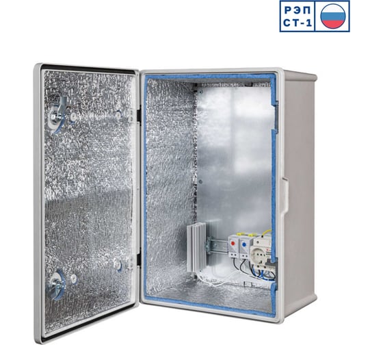 Изображение товара Композитный монтажный шкаф MASTERMANN -Пластик-3УТП+ антивандальный IK10 IP66 405х587х260 мм IP66 00-01021466