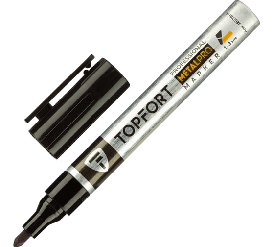 Изображение товара Маркер для металла Topfort metalpro 1-3 мм черный 1827884