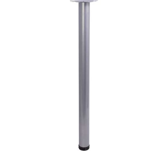 Изображение товара Ножка для стола Larvij круглая, серебро 50x710 мм L61R710MS50