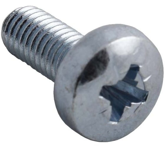 Изображение товара Винт полуцилиндр Доброга М6x20 мм, цинк, DIN 7985, 250 шт. ЦБ-00033807