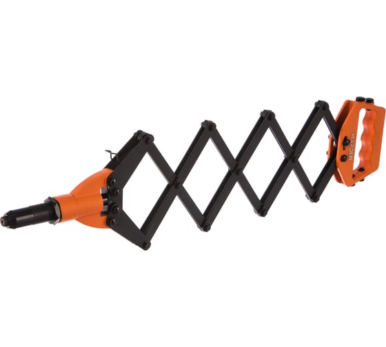 Изображение товара Заклепочник Harden 800 мм, гармошка, усиленный, CR-MO, заклепки 3,2-4,0-4,8-6,4 мм 610114