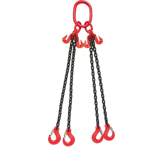 Изображение товара Строп цепной ООО ПКФ Сварком 4СЦ-17,0т 3м с укор. крюками cр09734