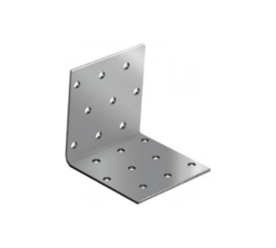 Изображение товара Равносторонний крепёжный уголок КРЕП-КОМП KUR 60х60х60х2.0 мм 50 шт кур6060пр