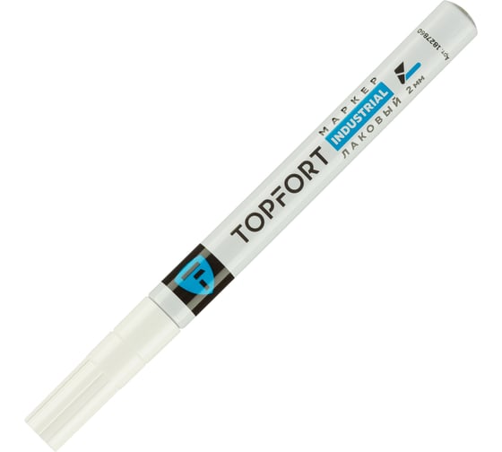 Изображение товара Маркер лаковый Topfort industrial 2 мм белый 1827860