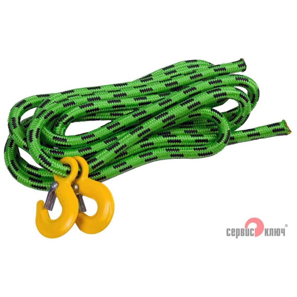 Изображение товара Альпинистский трос-шнур 12т 4.5м крюки оранжевый СЕРВИС КЛЮЧ 73759 Изображение товара Альпинистский трос-шнур 12т 4.5м крюки оранжевый СЕРВИС КЛЮЧ 73759