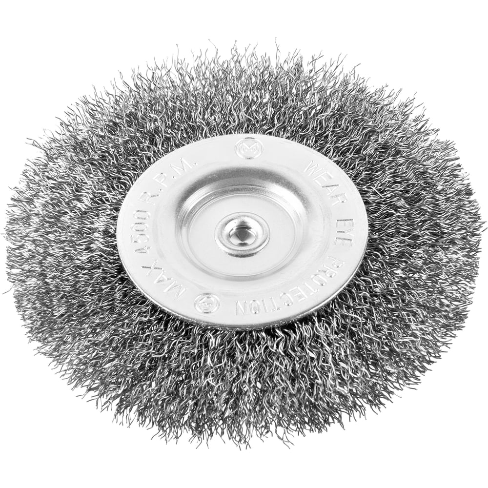 Изображение товара Кордщетка стальная плоская для дрели 100 мм MONOGRAM 106-892
