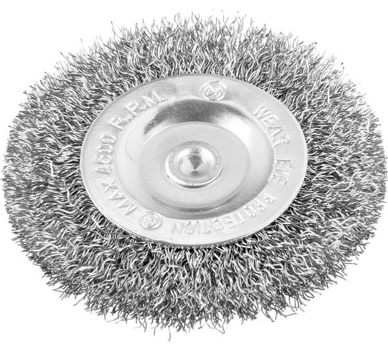 Изображение товара Кордщетка стальная плоская для дрели 75 мм MONOGRAM 106-885
