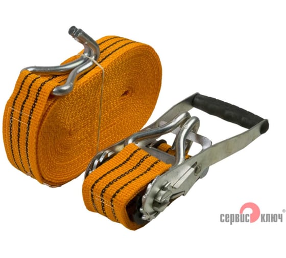 Изображение товара Стяжка груза 10 м полипропилен СЕРВИС КЛЮЧ 73725