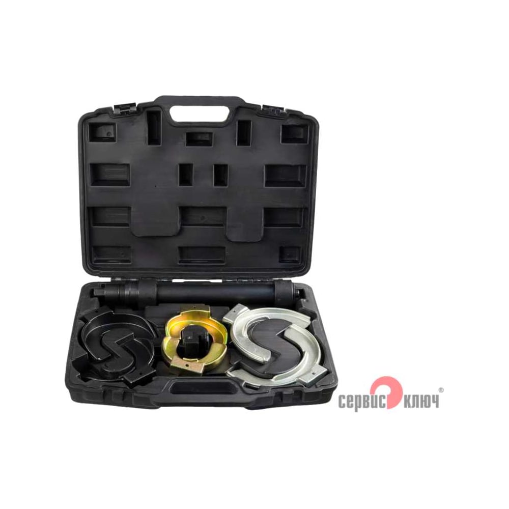 Изображение товара Стяжки пружин набор для профессиональных работ СЕРВИС КЛЮЧ 77779