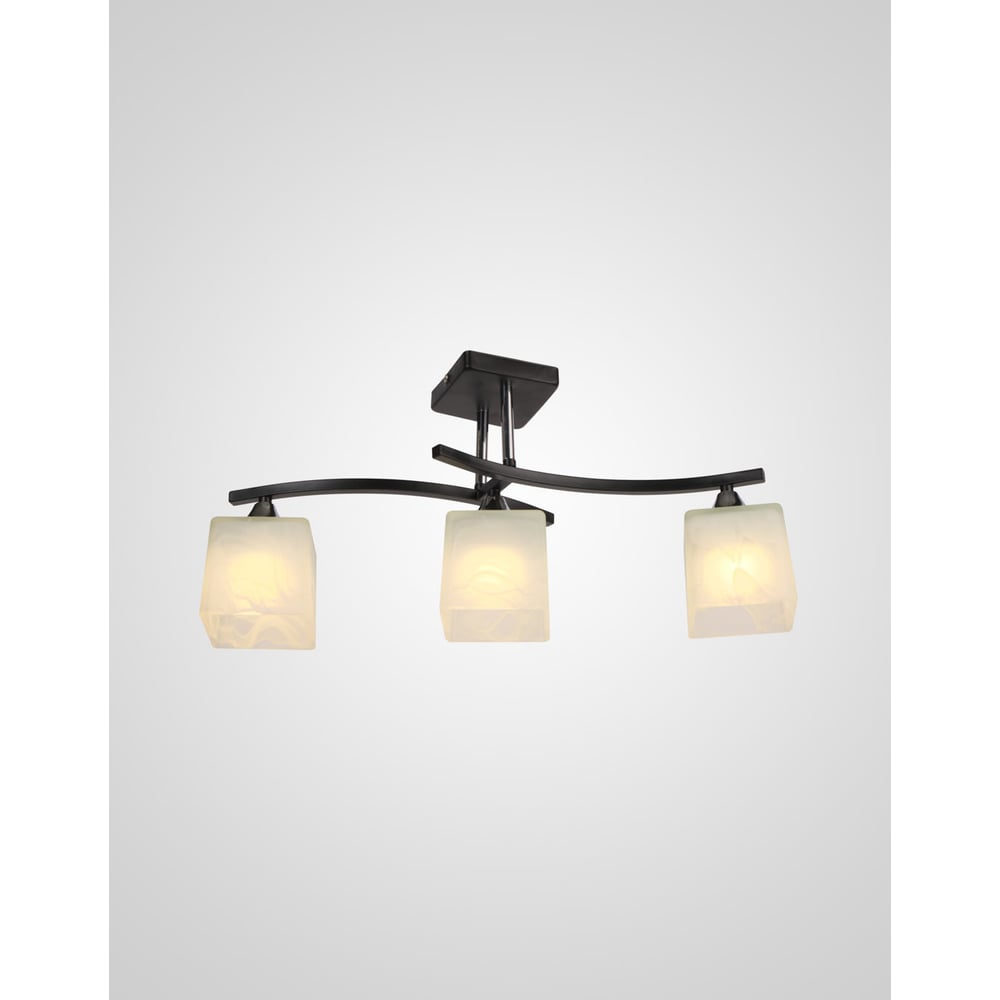 Изображение товара Потолочный светильник Мелодия Света P6520-3 BK для современного интерьера