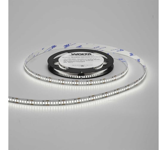 Изображение товара Светодиодная лента Wolta 5 м SMD5050 14,4Вт, RGB+W, 6500K холодный свет +RGB, 24В, IP20, 910лм/м WLS5050-14,4W/RGBW-6500/24H60-01