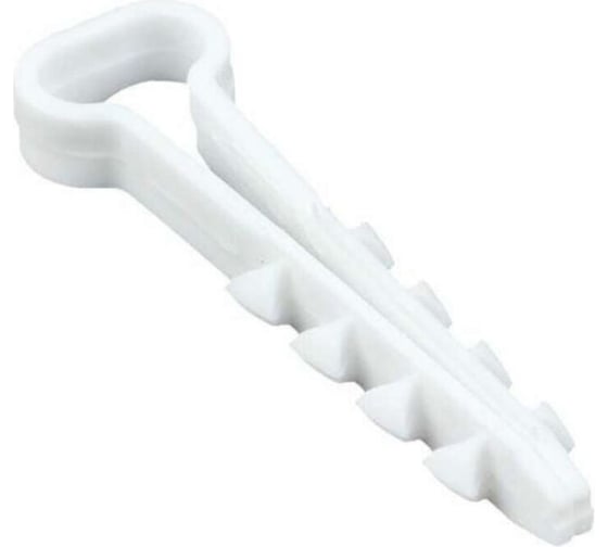 Изображение товара Дюбель-хомут плоский НЗЭТК 100шт 5-10, белый 98005