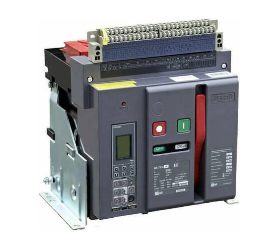 Изображение товара Воздушный автоматический выключатель стационарный DEKraft 4P 800А 80кА расцепитель Н ВА-731 27113DEK