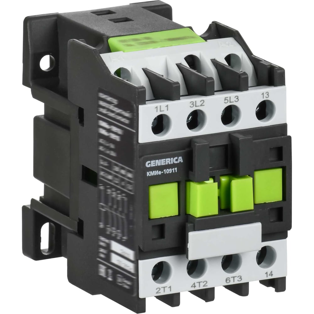 Изображение товара Контактор IEK КМИе-10911 9А для автоматизации с монтажом на DIN-рейку