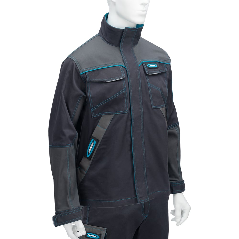 Изображение товара Профессиональная рабочая куртка GROSS L из хлопка и спандекса с отражающей полосой