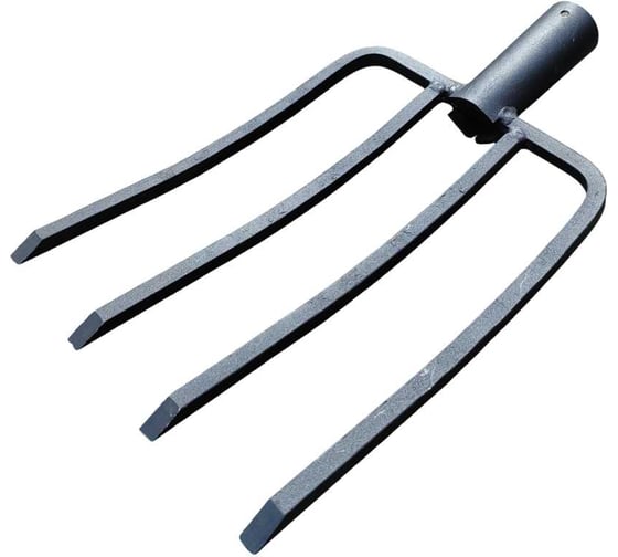 Изображение товара Вилы садово-огородные ПК Тандем-АГРО 4-х рог., сварные из квадрата 10ммх10мм., окрас. порошок, без черенка 4670016430601