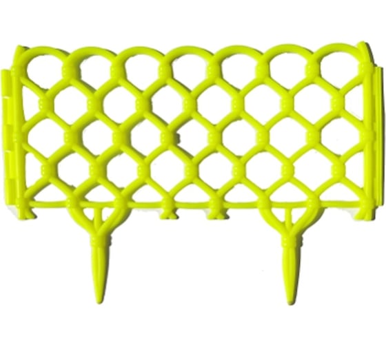 Изображение товара Декоративный забор Дачная мозаика Фаберже лимонный 15303