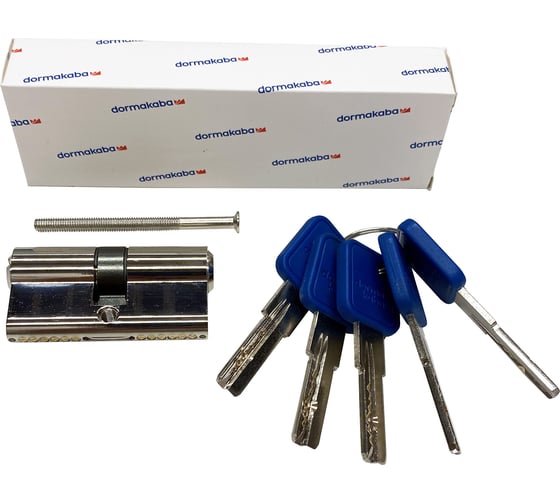 Изображение товара Евроцилиндр Dormakaba с вертушкой CBR-2 PRO 70 (35x35В) никель 8012844