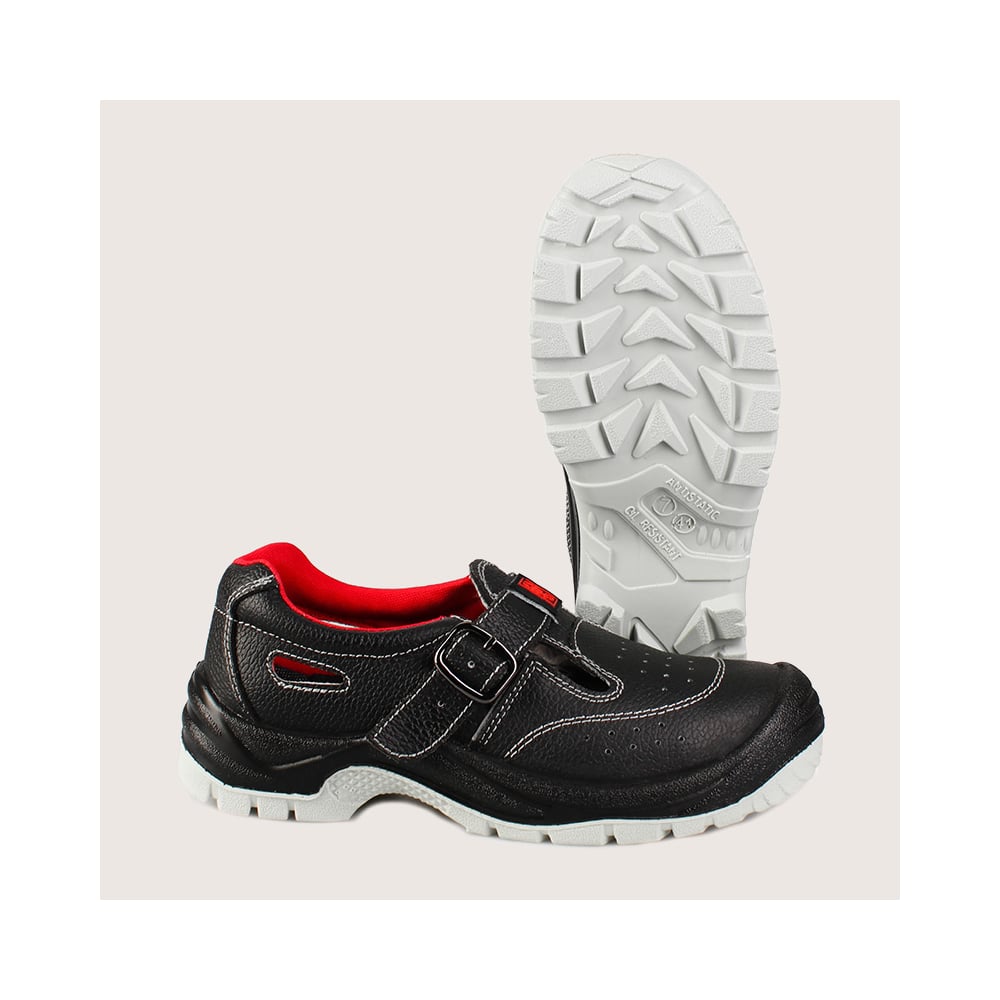 Изображение товара Полуботинки рабочие Скорпион с перфорацией, натуральная кожа, 39 размер