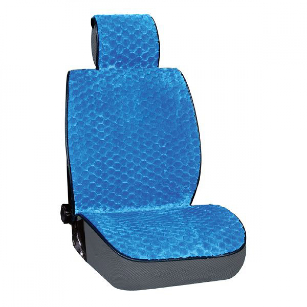 Меховая искусственная накидка сиденья SKYWAY защитная накидка на спинку сидения автомобиля сималенд