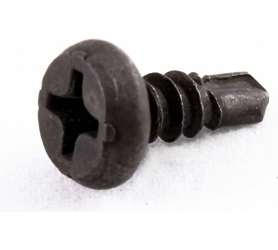 Изображение товара Саморез Доброга полуцилиндр 3,5x11, оксидированный,, сверло, 25000 шт. ТД-00007321