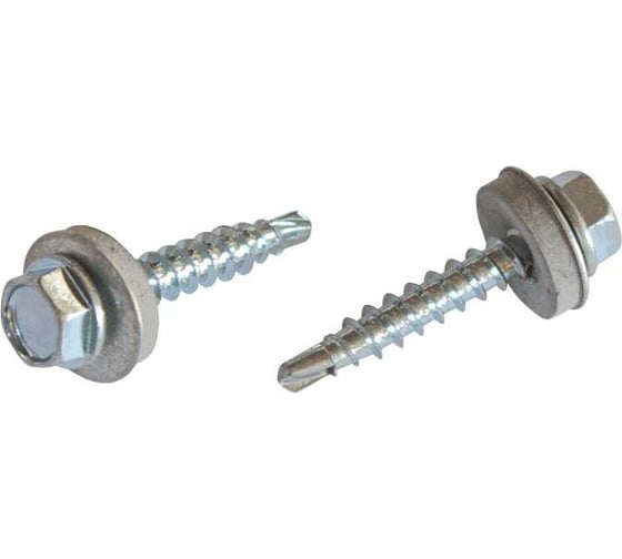 Изображение товара Саморез Доброга шестигранная головка, 6,3x150 цинк, сверло, 400 шт. ЦБ-00023703