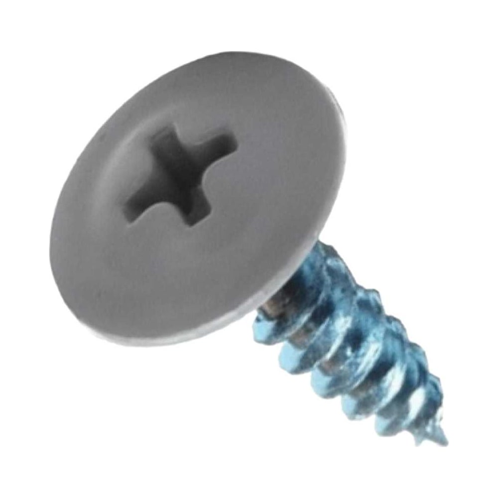 Изображение товара Саморез с пресс-шайбой Доброга 4,2x19 цинк 1000 шт RAL7004 серый