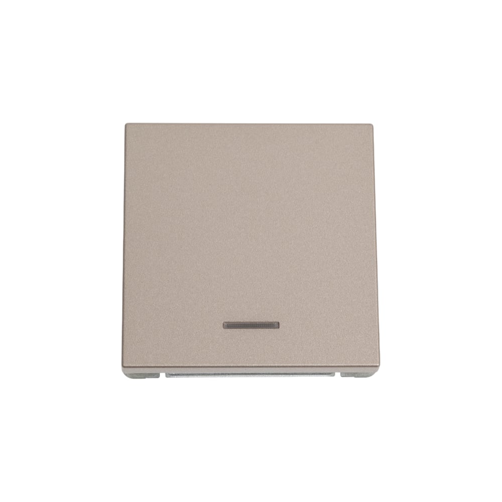 Изображение товара Механизм 1-клавишного выключателя ysteme Electric ArtGallery Шампань с подсветкой