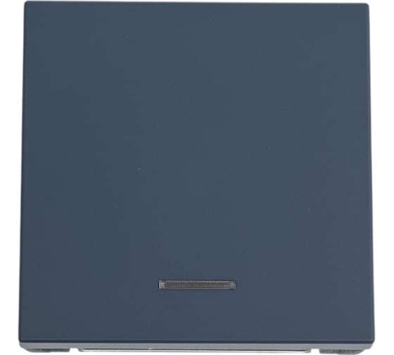 Изображение товара Механизм 1-клавишного выключателя Systeme Electric ArtGallery Грифель с подсветкой, сх.1а, 10АХ GAL000713