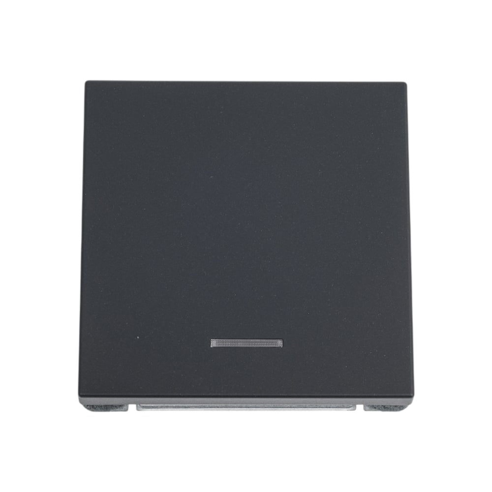 Изображение товара Механизм 1-клавишного выключателя с подсветкой ArtGallery Базальт