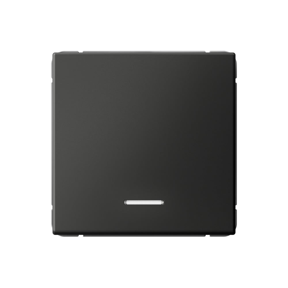 Изображение товара Механизм 1-клавишного выключателя Systeme Electric ArtGallery Базальт с подсветкой