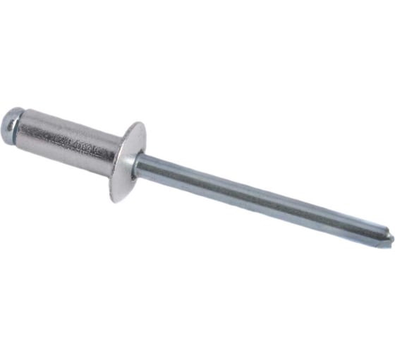 Изображение товара Заклепка вытяжная Доброга 4.8x10 цинк алюминий-сталь DIN 7337 500 шт. ТД-00004445