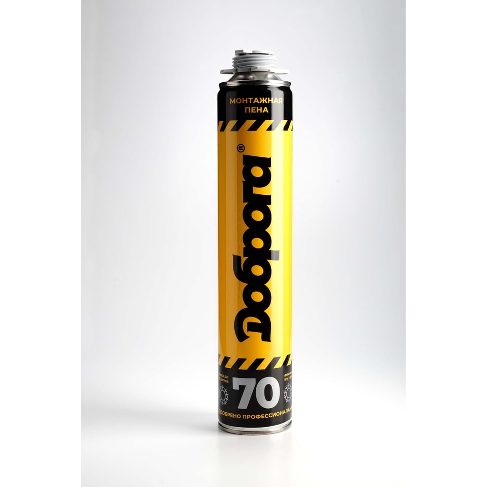 Изображение товара Монтажная пена Доброга зимняя 870 мл с пистолетным баллоном