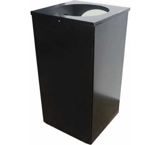 Изображение товара Урна Титан Мета Квадро-24 черный 4607078087320