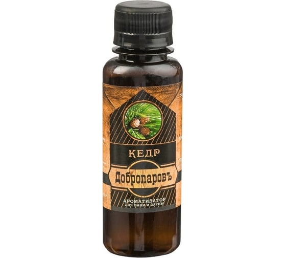 Изображение товара Натуральная ароматическая смесь Добропаровъ Кедр для бани и ванны, 100 мл 2870501