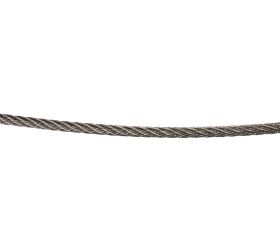 Изображение товара Трос Доброга средней мягкости, нержавеющая, 7x7 М 3 мм DIN3055 А4 250 м ЦБ-00030771