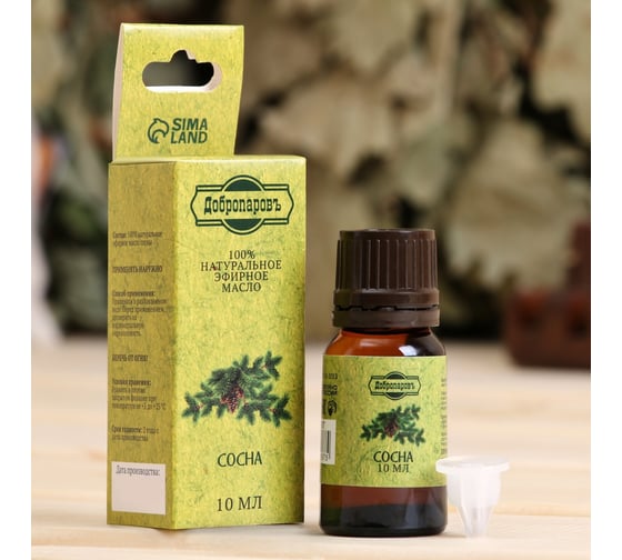Изображение товара Эфирное масло Добропаровъ Сосна, флакон-капельница, аннотация, 10 мл 2870067