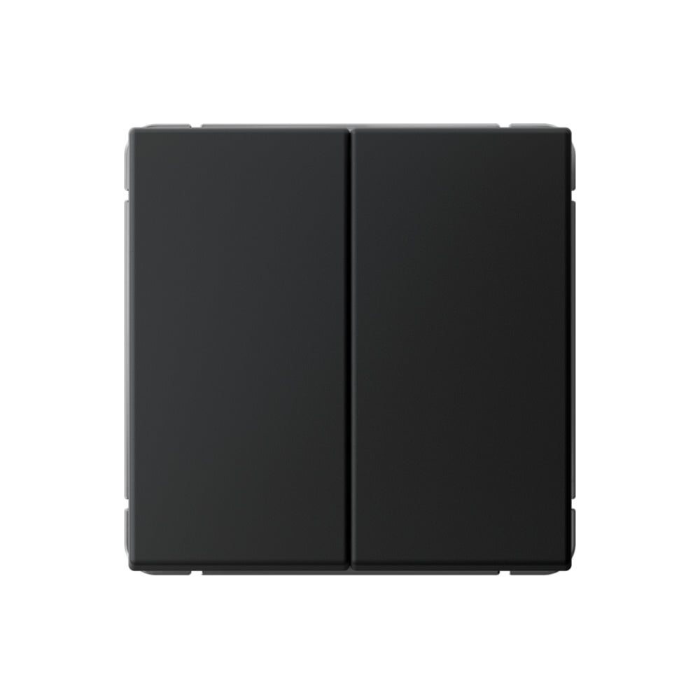 Изображение товара Механизм 2-клавишного выключателя Systeme Electric ArtGallery Карбон 10А