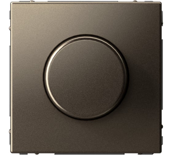 Изображение товара Механизм светорегулятора (диммера) Systeme Electric ArtGallery Мокко поворотно-нажимной, LED, RC, 400Вт GAL000623