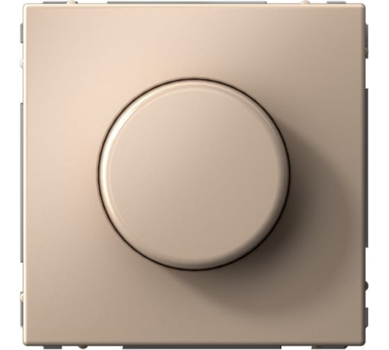 Изображение товара Светорегулятор Systeme Electric ArtGallery Песочный (диммер) повор-нажим, LED, RC, 400Вт, механизм GAL001223