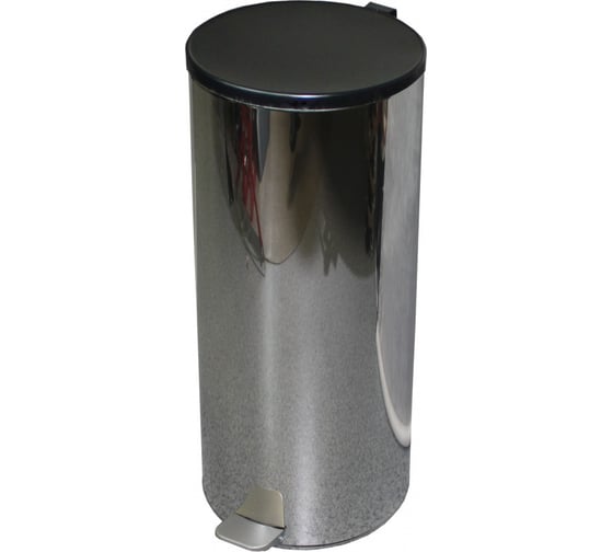 Изображение товара Урна с педалью Титан Мета 50л, хром 4607078088518