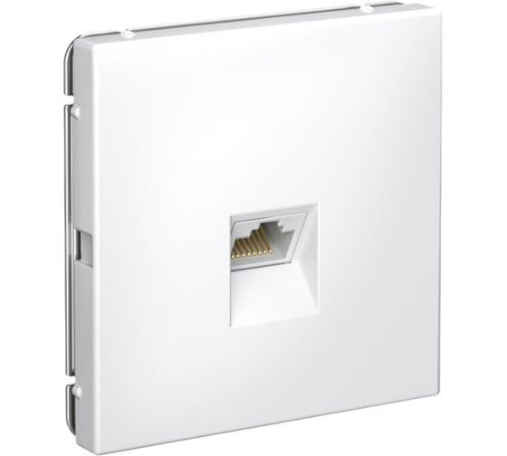 Изображение товара Розетка компьютерная Systeme Electric ArtGallery Белый RJ45, кат. 6A, механизм GAL000186
