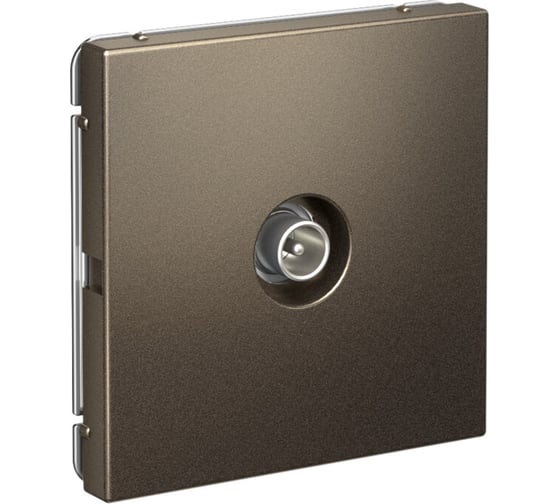 Изображение товара Розетка Systeme Electric ArtGallery Мокко TV Розетка проходная 4DB, механизм GAL000692