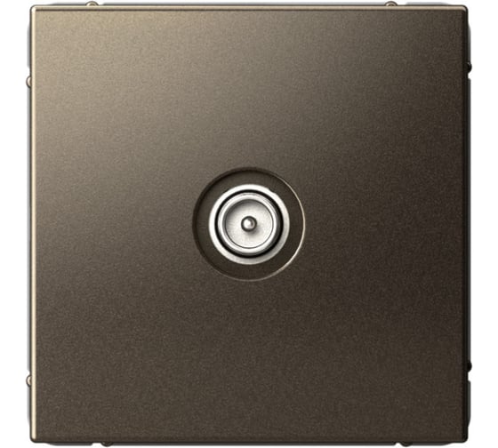 Изображение товара Розетка Systeme Electric ArtGallery Мокко TV Розетка оконечная 1DB, механизм GAL000691