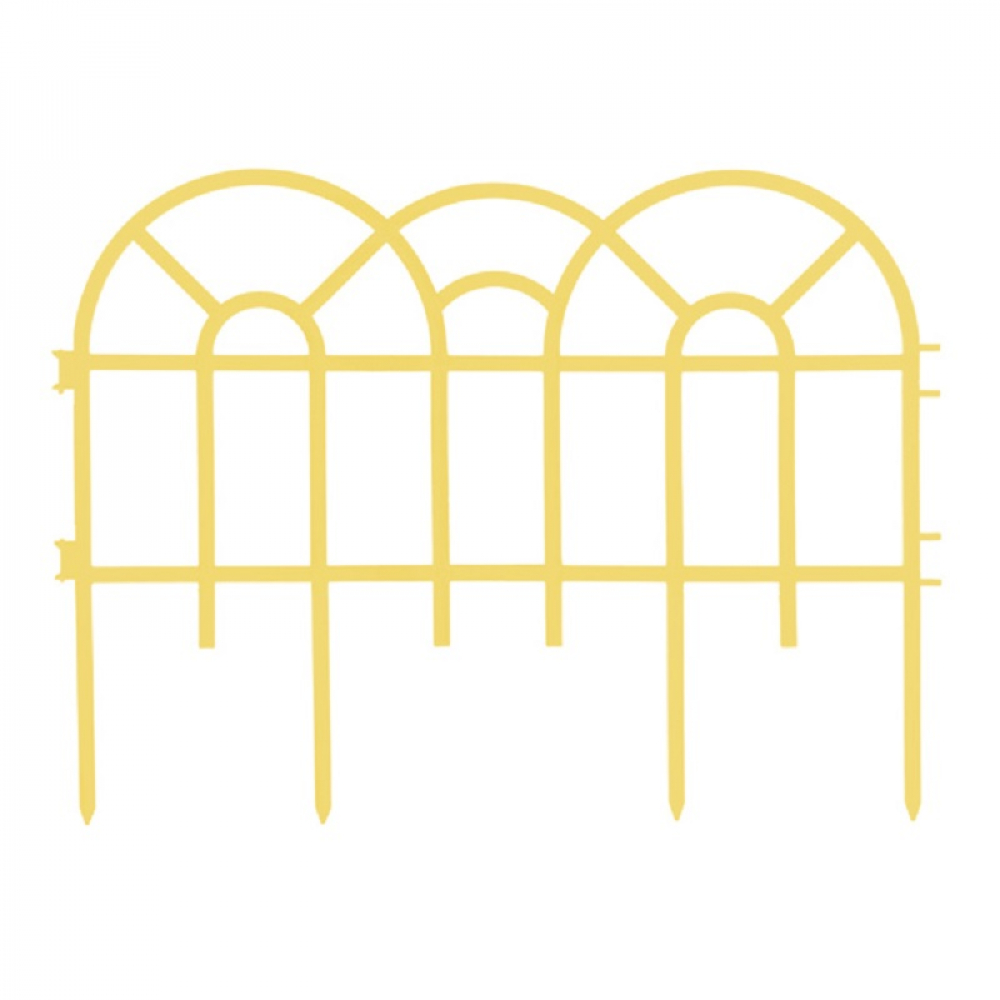 Декоративный заборчик Дачная мозаика заборчик дачная мозаика модерн декоративный желтый штакетник 10606
